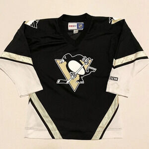 NHL Pittsburgh Penguins CCM Jersey Youth L/XL Stains
